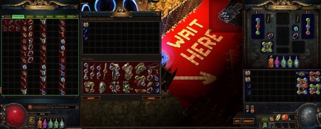 Path of Exile Item Selling
