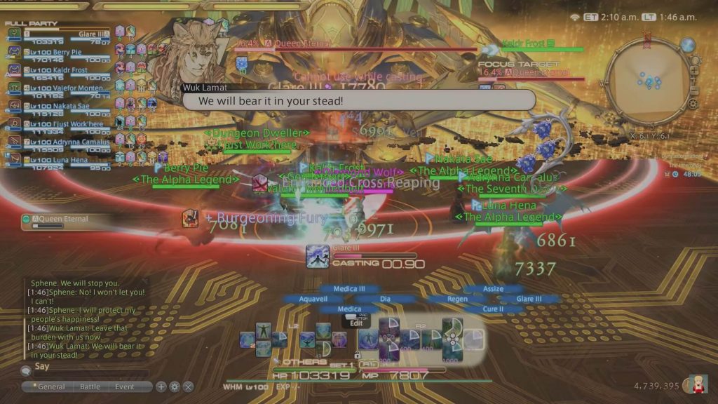 FFXIV Dawntrail Queen Eternal Defeat