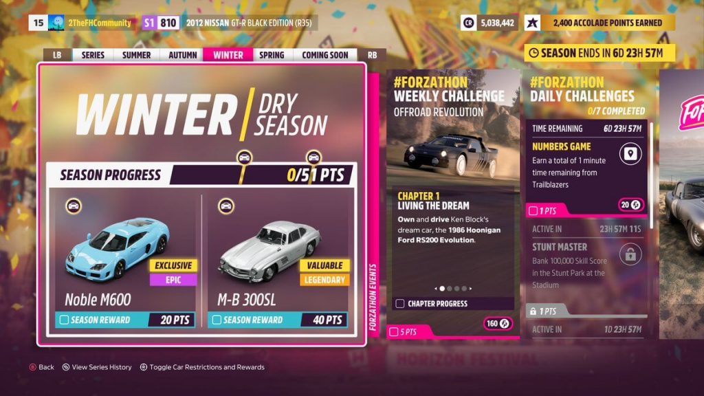 Forza Horizon 5 Festival Playlist Winter