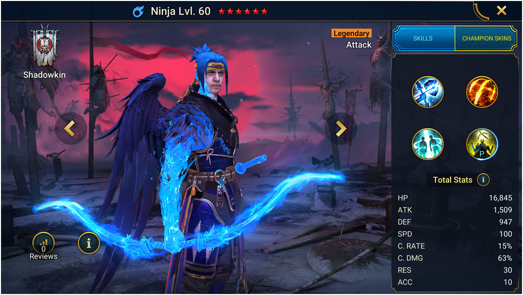 raid shadow legends ninja