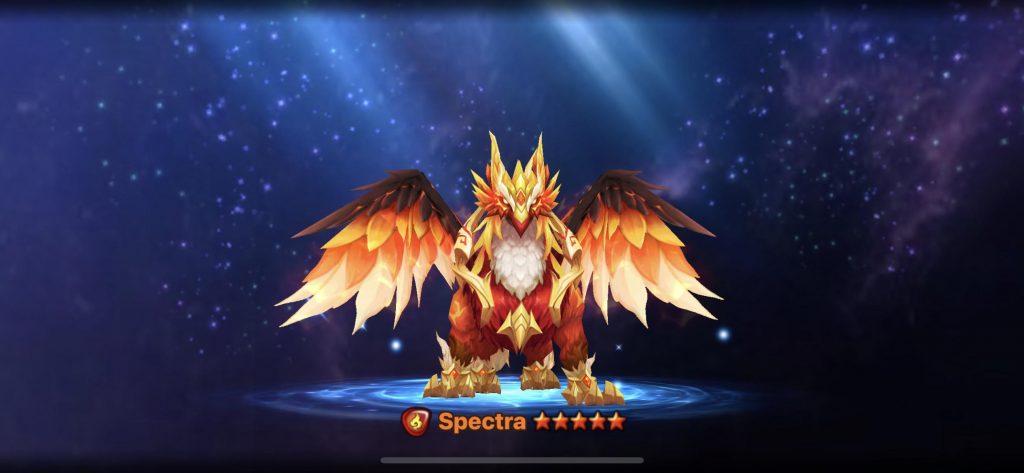 Spectra, the Fire Griffon